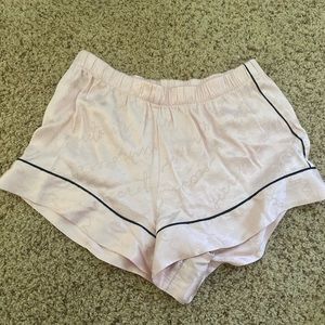 victoria secret silk sleeping shorts